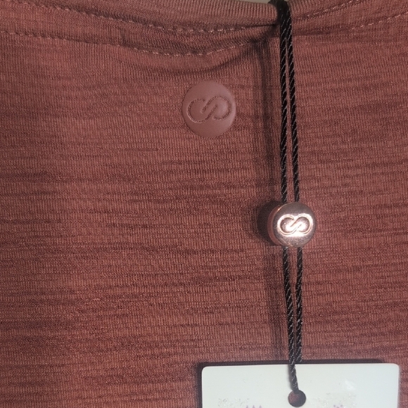 Calia Elegant Women's Long Sleeve Top in Warm Brown - Picture 4 of 6